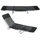 Folding Reclining Sun Lounger Beach Garden Camping Bed Chair