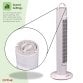 30" Free Standing 3-Speed Oscillating Tower Cooling Fan
