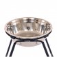 Single Dog Pet Raised Elevated Feeder Stand with 1600ml Bowl