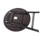 80cm Round Folding Heavy Duty Outdoor Rattan Patio Garden Bistro Table