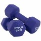 Pair of 6kg Hex Anti Roll Neoprene Non Slip Hand Dumbbells Workout Weights