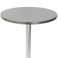 1.1m Aluminium Bistro Table Bar Pub Cafe Party Adjustable Height
