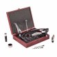 9pc Wine Opener Accessory Gift Set with Rabbit Corkscrew Bottle Pourers Stopper