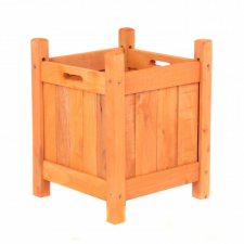 Garden Wooden Square Flower Planter Ornamental Plant Pot