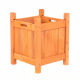 Garden Wooden Square Flower Planter Ornamental Plant Pot
