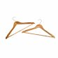 Pack of 10 Wooden Clothes Garment Coat Suit Hangers with Trouser Bar