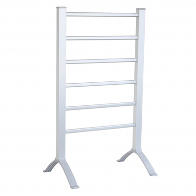 Portable Aluminium Electric Towel Rail Warmer with 6 Heated Bars