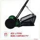 Manual Hand Push Grass Lawn Mower Lawnmower 30cm Cutting Width
