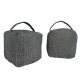 Pack of 2 Fabric Heavy Weighted Cube Door Stops Stoppers w/ Handle