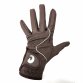 Coco Equestrian Brown (L) Ladies Synthetic Leather Horse Riding Gloves