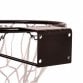 Heavy Duty Wall Mounted Full Size Black Basketball Hoop Rim and Net