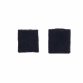 Set of 2 Gym Sports Fitness Exercise Black Wrist Sweatbands