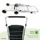 4 Wheel Folding Shopping Trolley Bag Cart Market Laundry