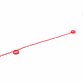 Set of 5 Chain Holders Including 5m Red Plastic Barrier For Road Cones