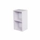 2 Tier Wooden Shelf White Bookcase Shelving Storage Display Rack