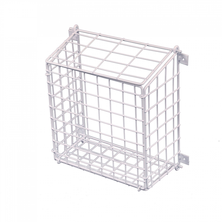 Medium Letterbox Door Post Mail Catcher Basket Cage Holder Guard - Click Image to Close