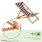 Traditional Folding Hardwood Garden Beach Deck Chairs Deckchairs