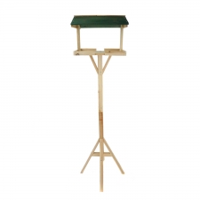 Traditional Wooden Outdoor Garden Bird Table Feeding Station
