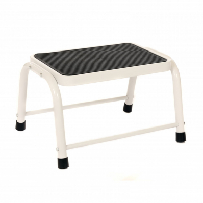 Single Caravan Step Stool Steel Non Slip Rubber Tread Safety