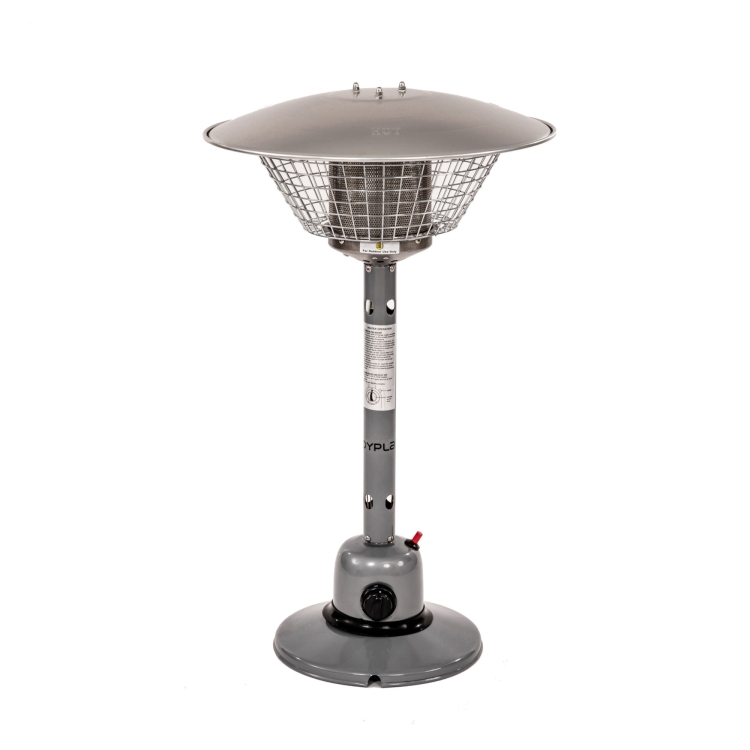 Table Top 4KW Outdoor Gas Patio Heater c/w Hose & Regulator - Click Image to Close