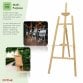 5ft 1500mm Wooden Pine Tripod Studio Canvas Easel Art Stand