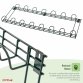 15 Hook Wall Mounted Garden Tool Storage Rack Hanger Shed & Garage