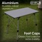3ft Adjustable Portable Folding Outdoor Aluminium Camping Kitchen Work Top Table
