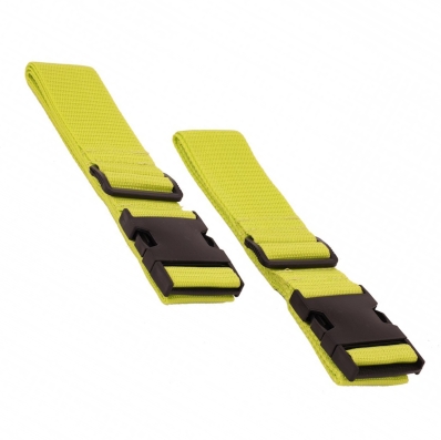 Pack of 2 Green Suitcase Luggage Travel Straps Belts Fasteners