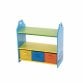 Colourful Childrens Toy Storage Crayon Unit Shelves with 3 Drawers