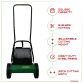 Manual Hand Push Grass Lawn Mower Lawnmower 30cm Cutting Width