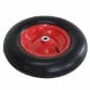 16" 4.00-8 Steel Rim Wheelbarrow Replacement Pneumatic Wheel Including Axle