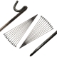 Steel Barrier Fencing Pins10mm x 1150mm Pack Of 20