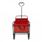 Red Heavy Duty Foldable Garden Festival Trolley Cart Wagon Truck