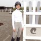 Coco Equestrian White XS Ladies Womens Kids Long Sleeve Horse Riding Base Layer