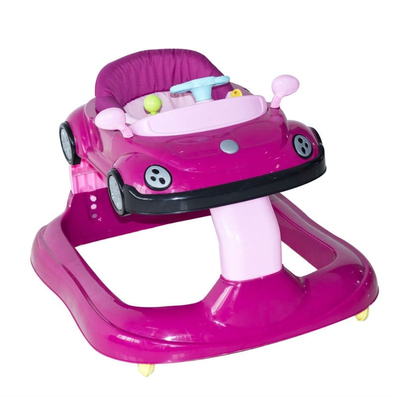 Baby Car Activity Walker Pink c/w Toys and Play Tray £39.99 Oypla