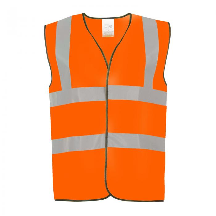 Orange Hi-Vis Safety Vest Jacket (Large) - £1.99 : Oypla - Stocking the ...