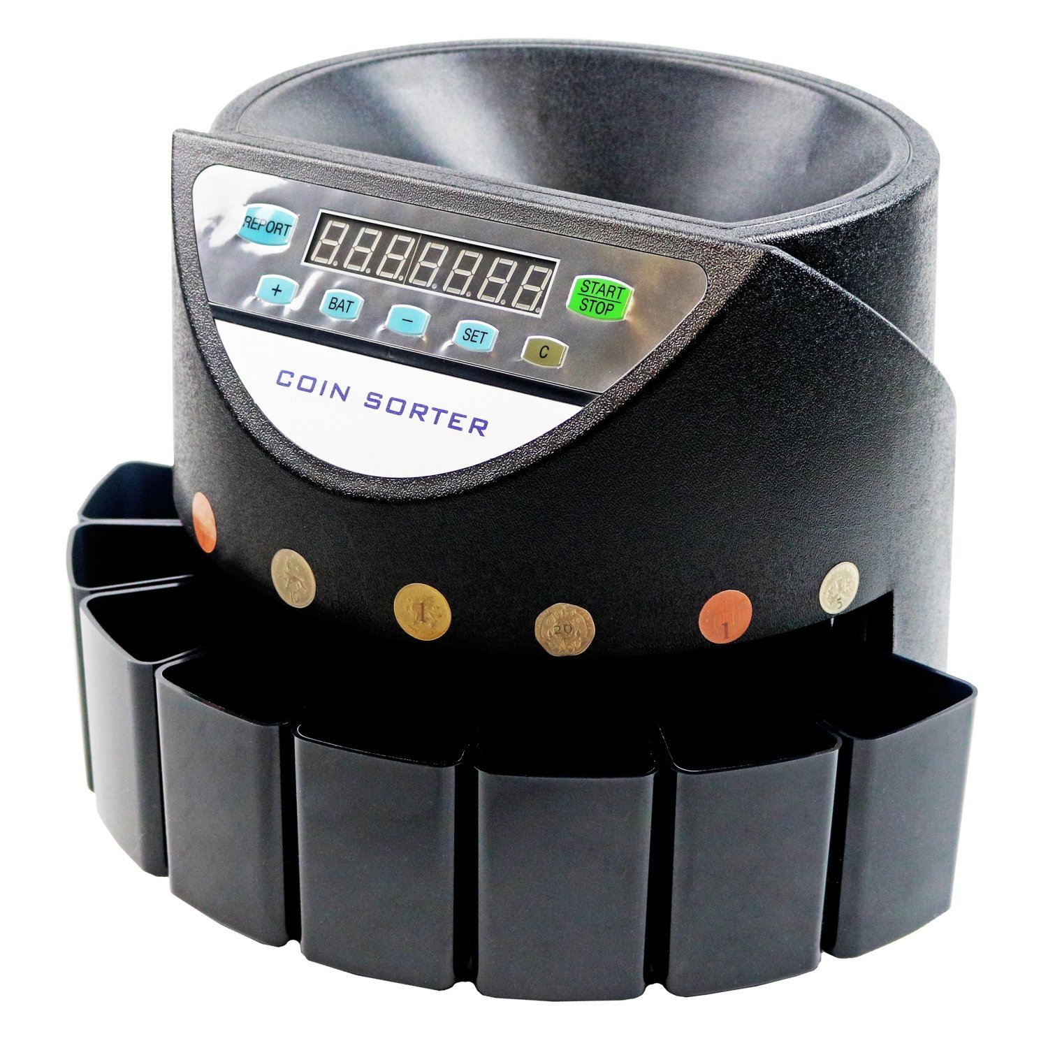 battery operated coin counter