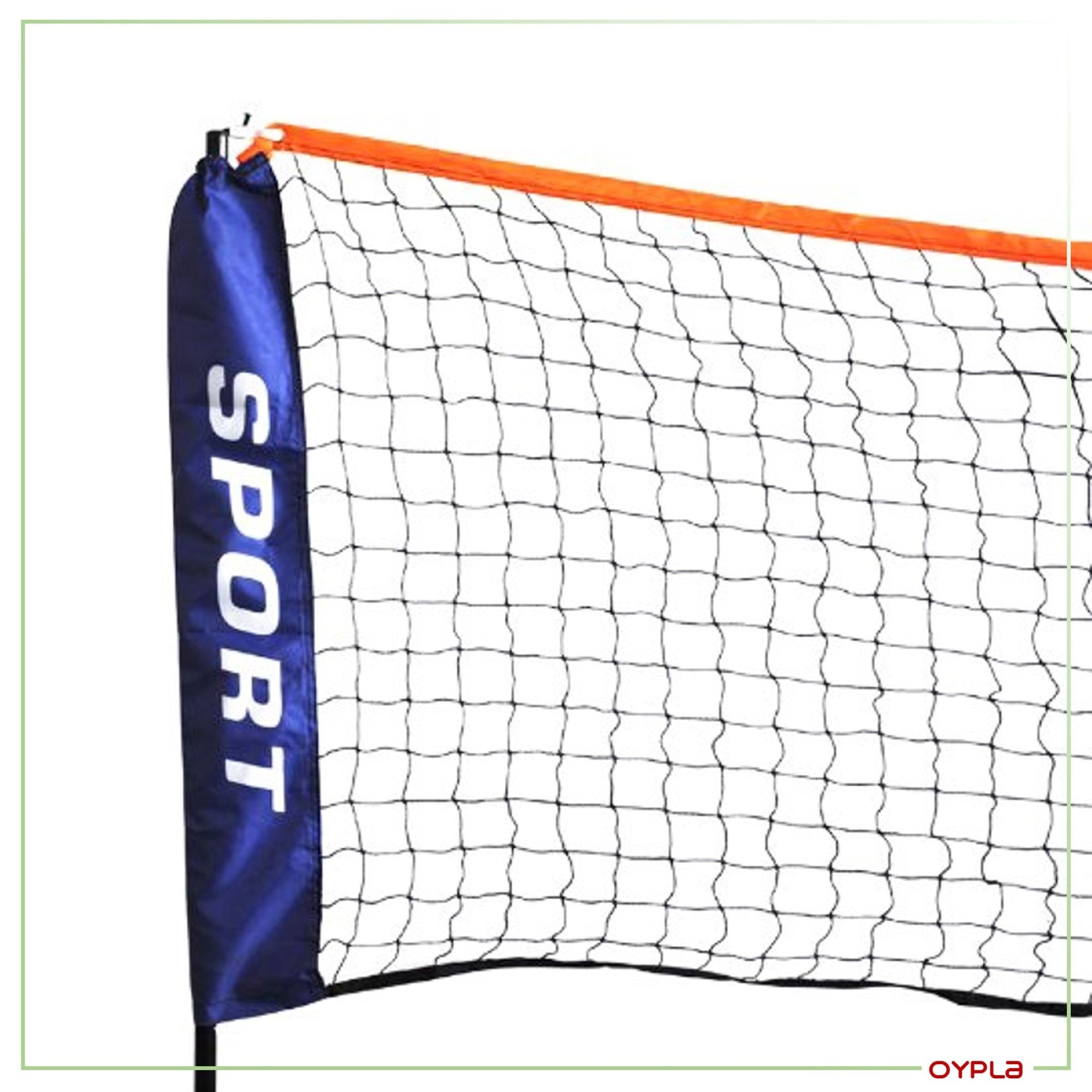 NEW Large 5m Adjustable Mini Foldable Badminton Tennis Volleyball Net 