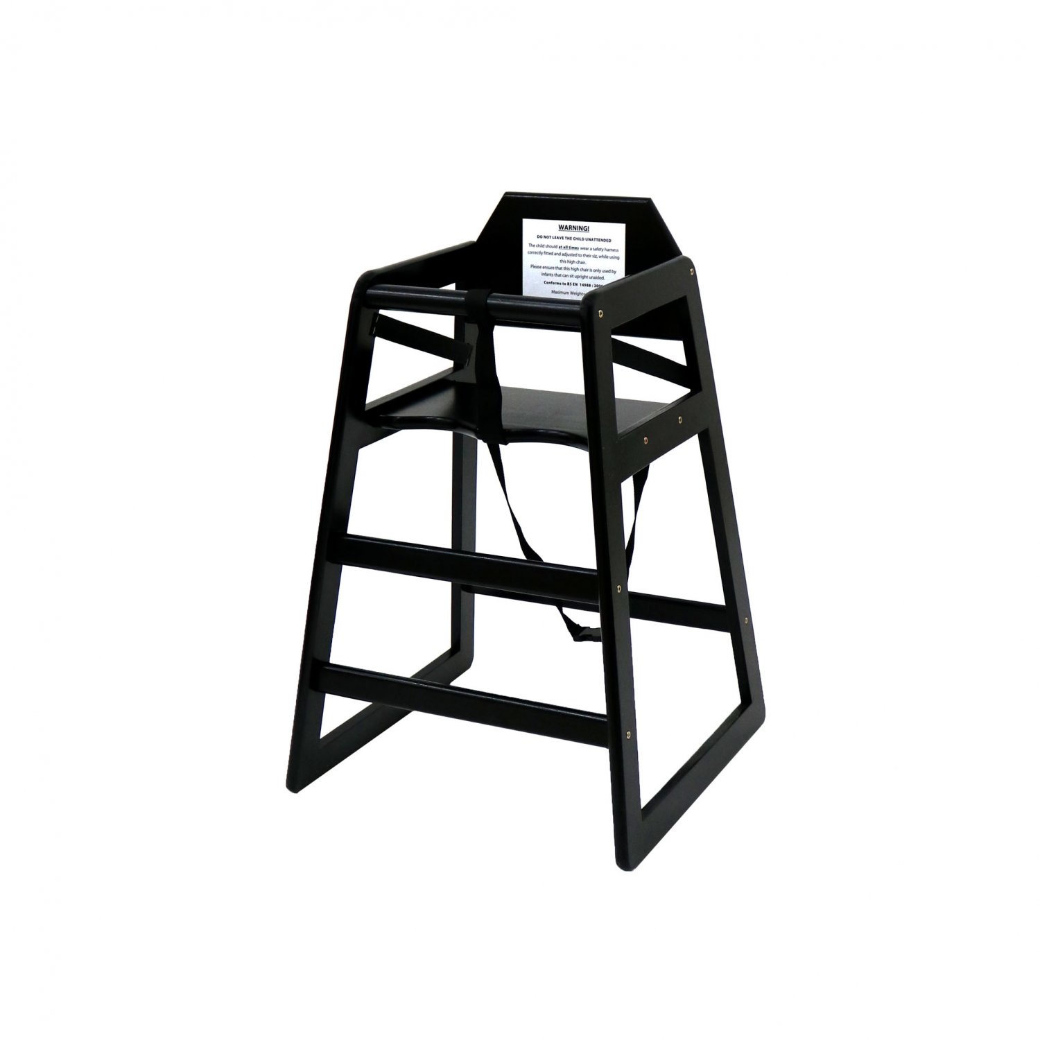 Kids Wooden High Chair Black £2499 Oypla Stocking The Very