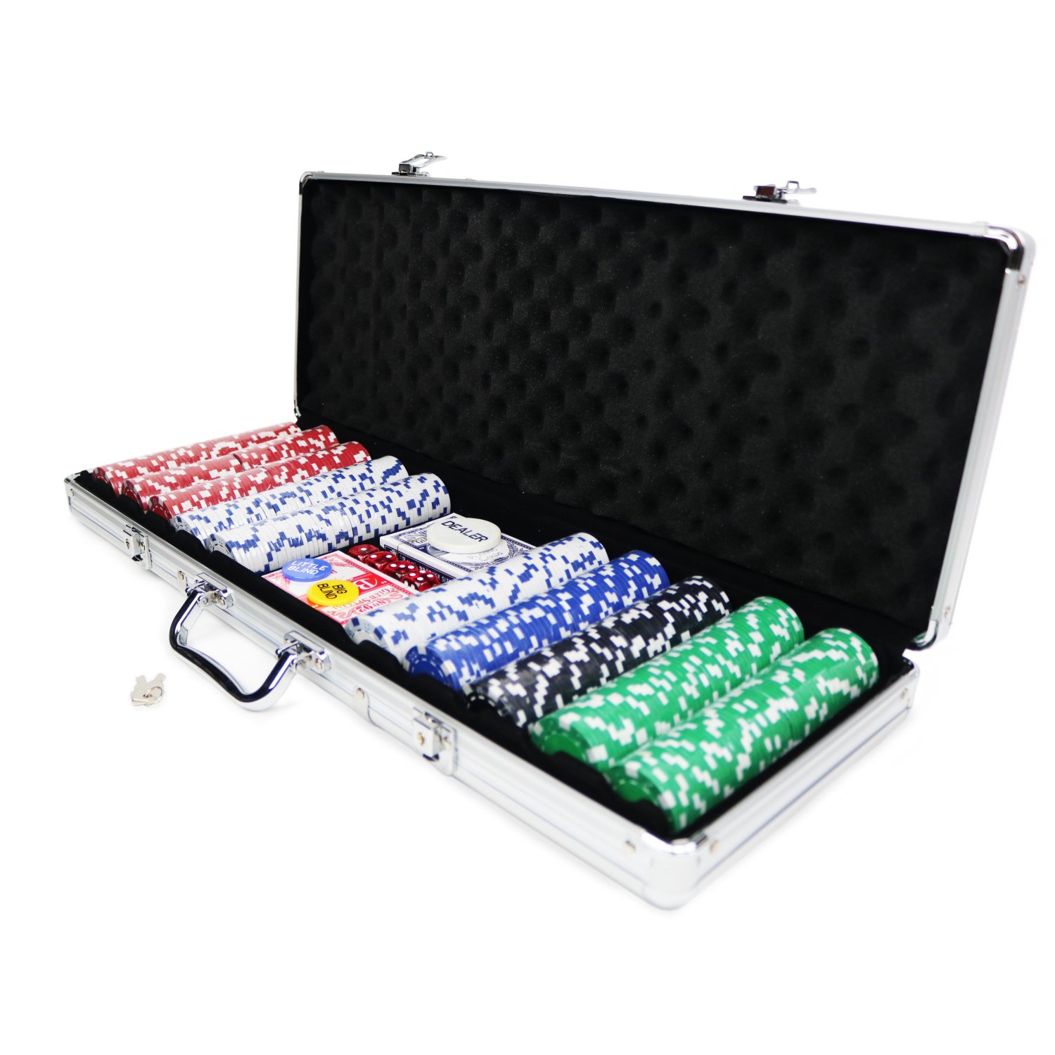 500 piece poker chip case