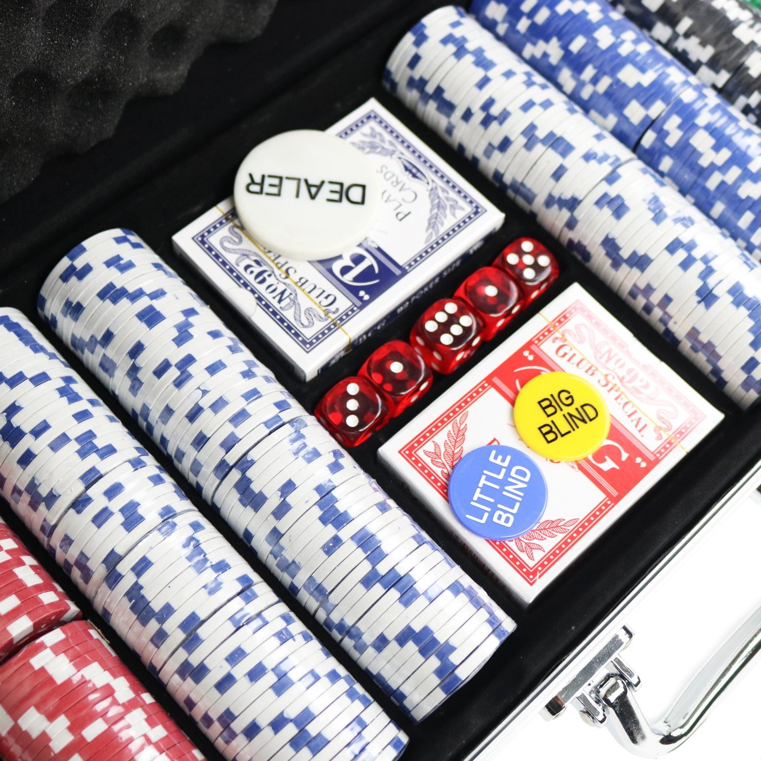 500 piece poker chip case