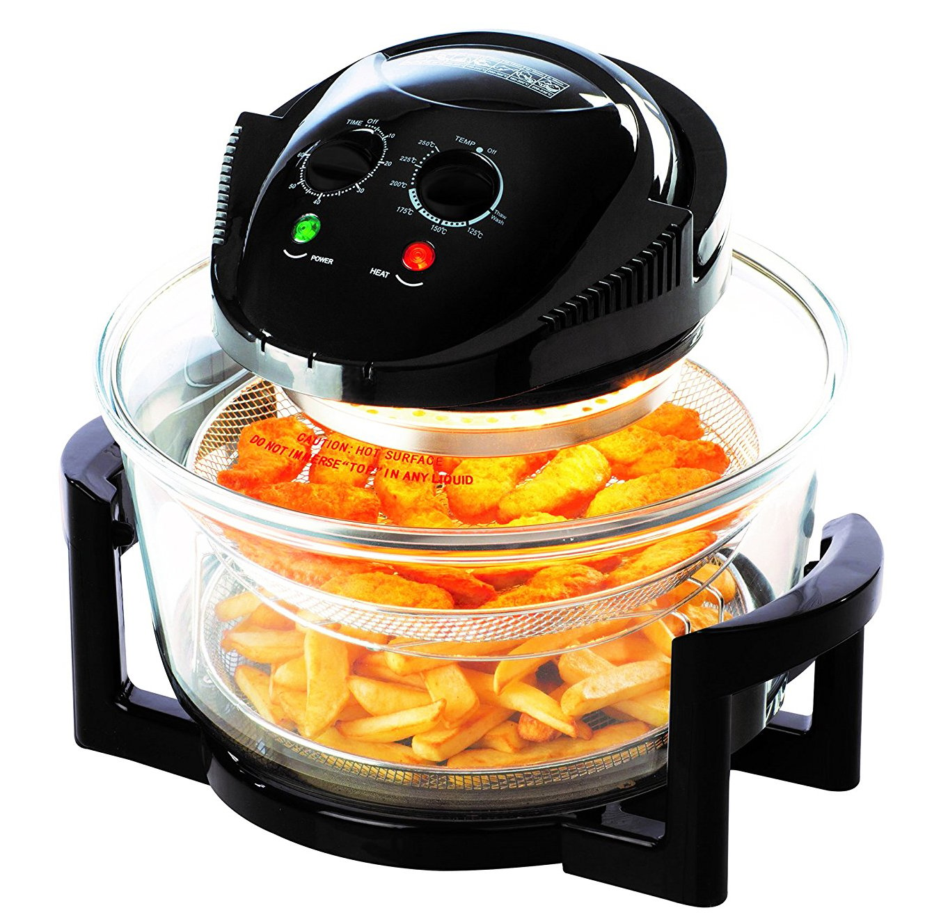 Halogen Oven Air Fryer 1400W Electric Multi Function Low Fat Cooker 12L or  17L