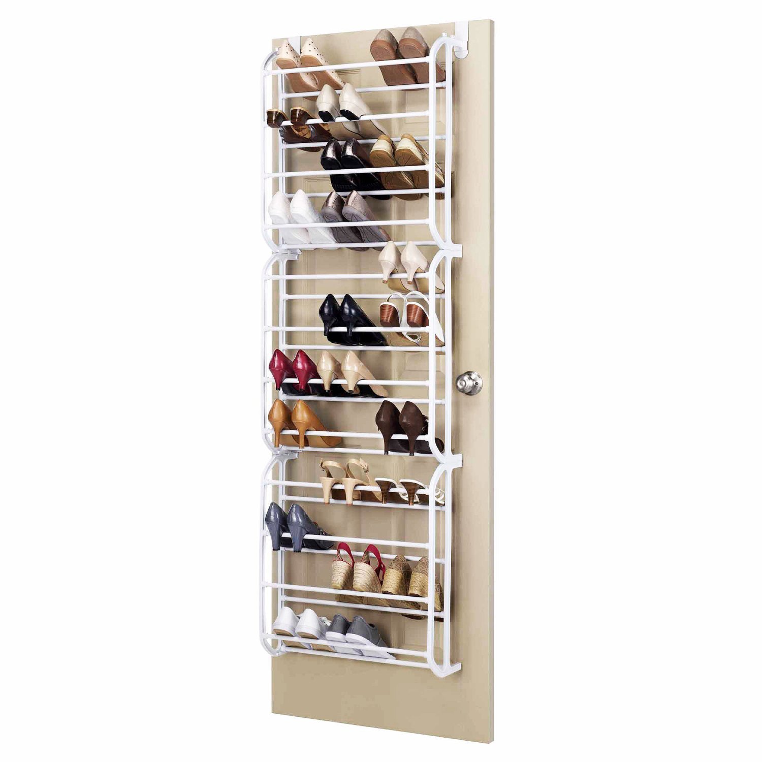 Door Hanging Shoe Rack White 36 Pair U00a312 99 Oypla Stocking The Very Best In Toys Living Room Decoration Ideas