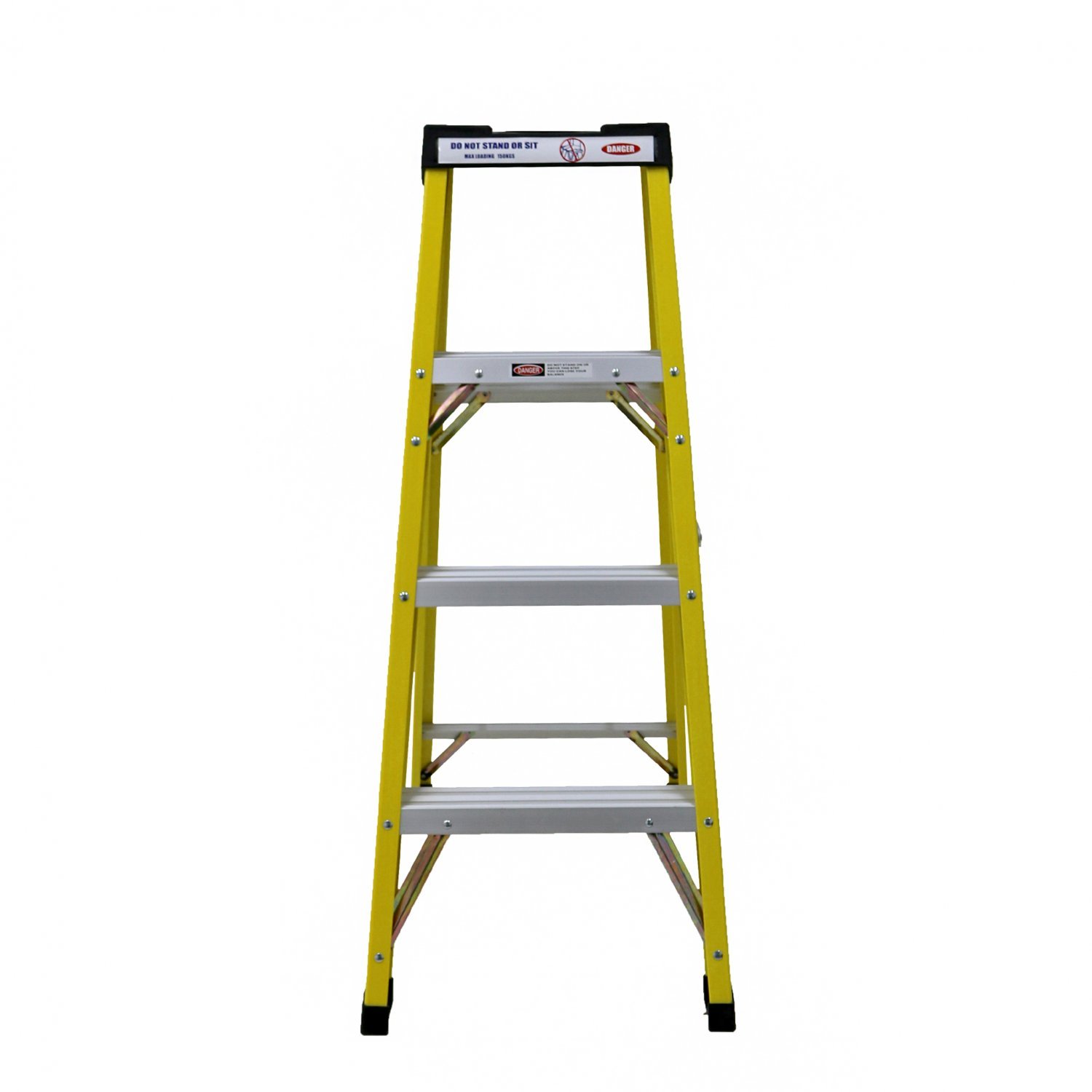 Heavy Duty Electricians Fibreglass Step Ladder 4 Tread EN131 Trade New NEW 
