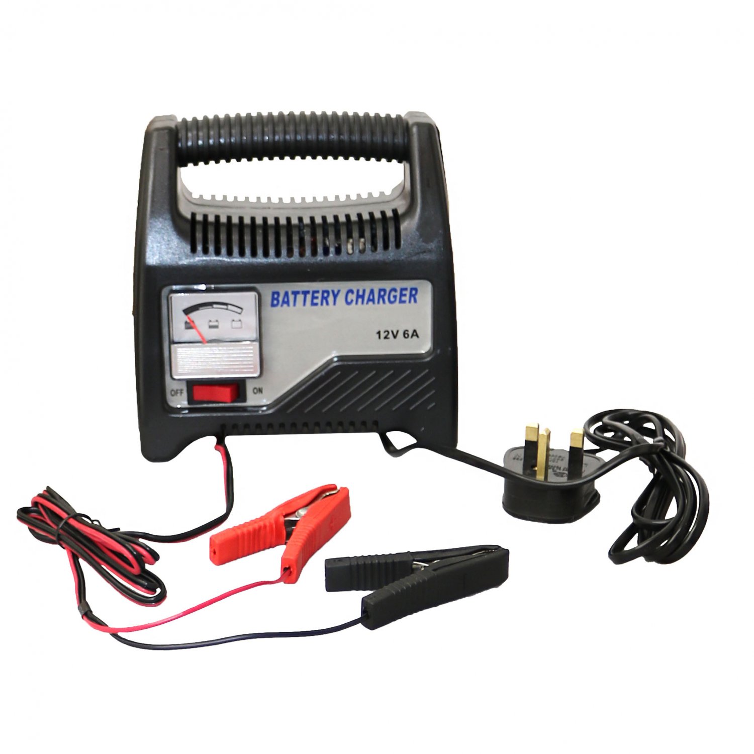 6A 12V Compact Portable Car Van Vehicle Battery Charger ...