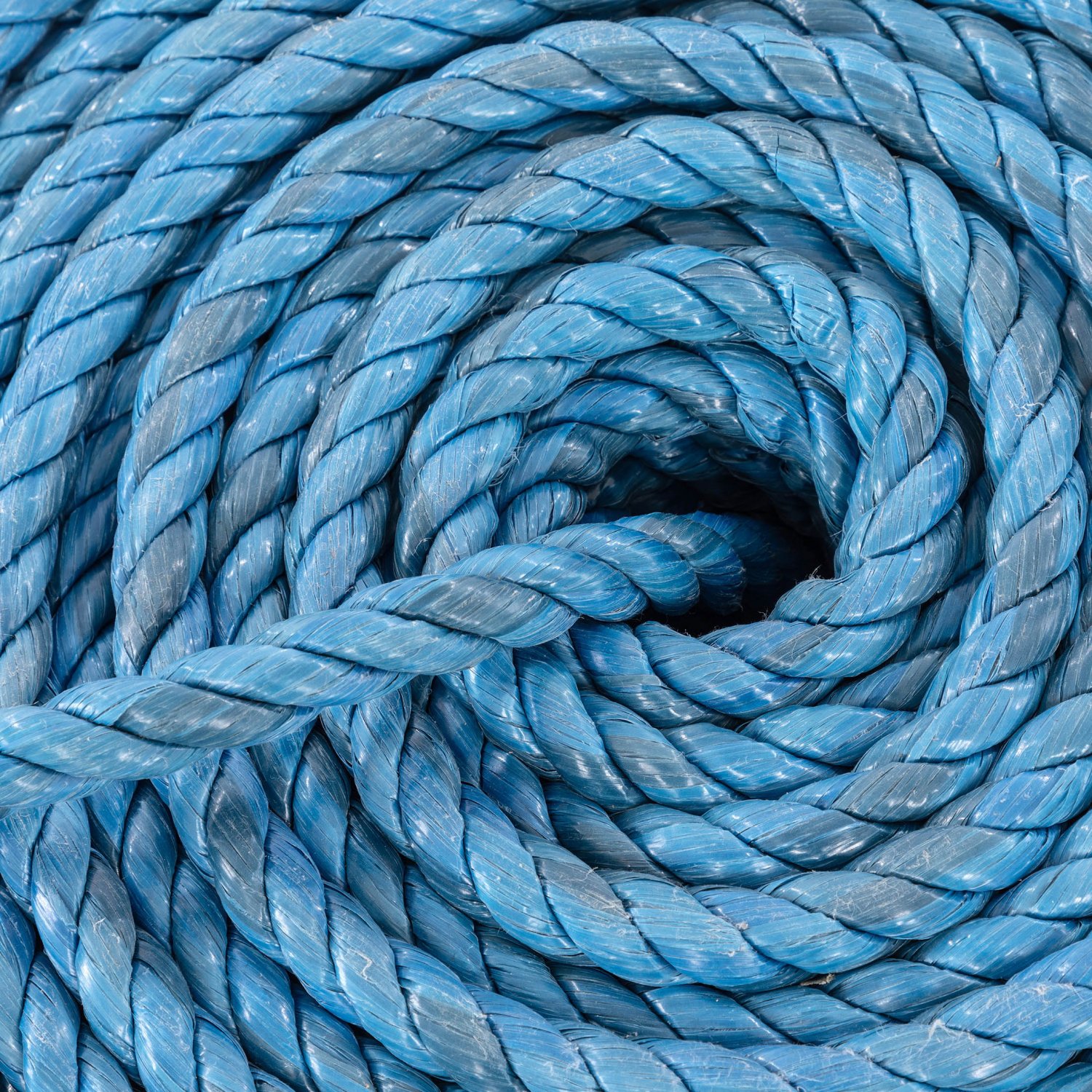 NEW 12mm x 220m Blue Heavy Duty Poly Rope Coils Polypropylene PP 