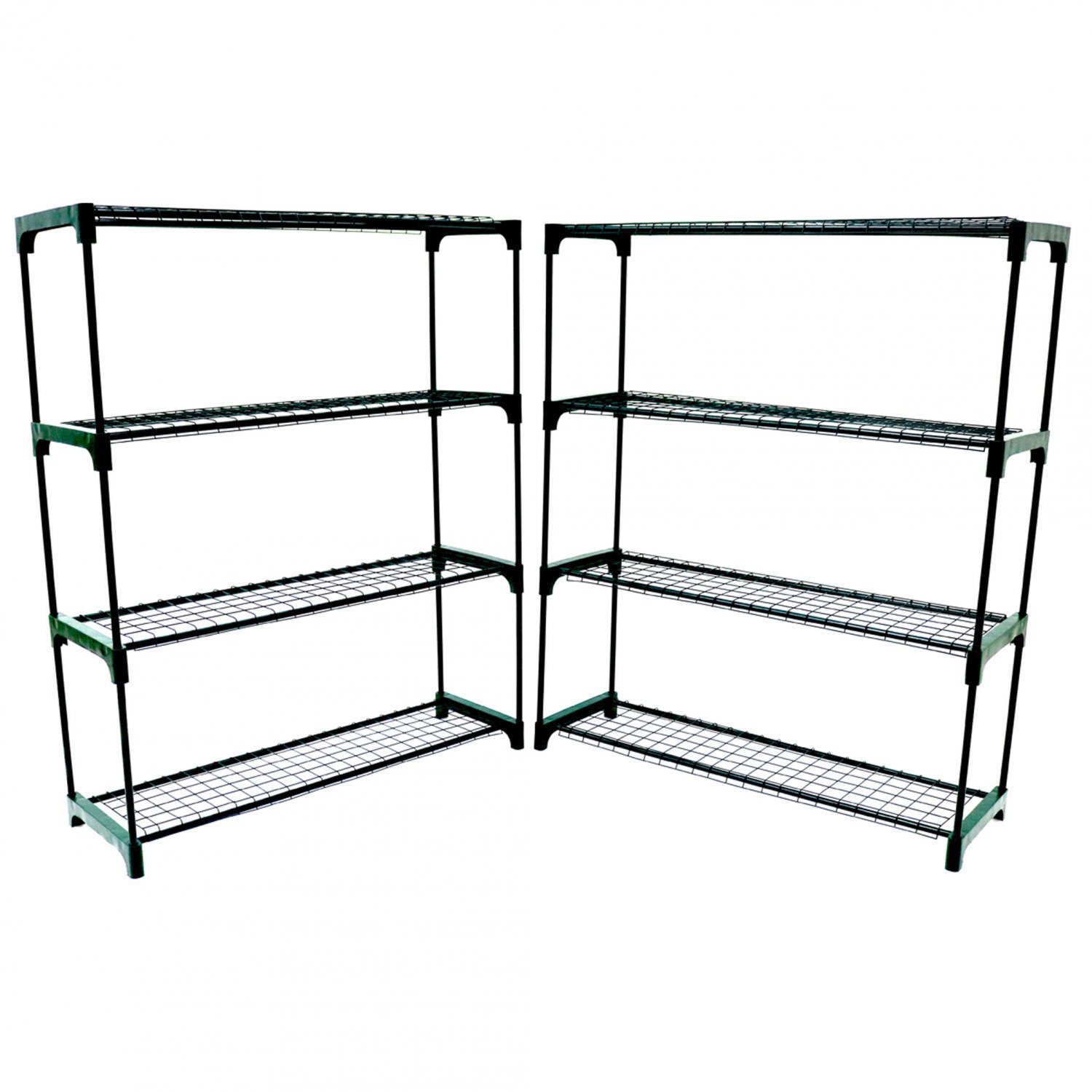 Double Pack Flower Staging Display, Greenhouse Shelving Units