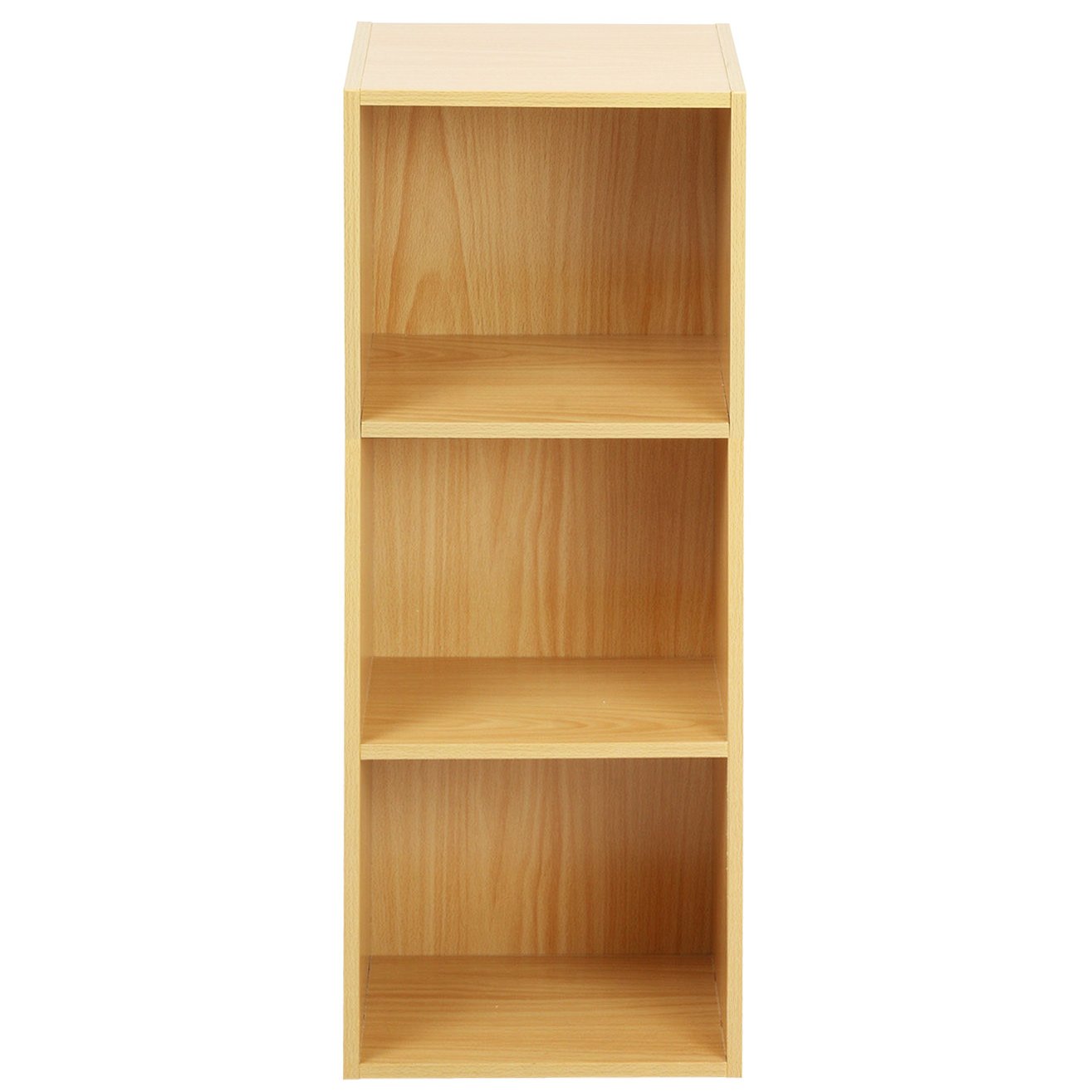 3 or 4 tier wooden storage shelf library presentation Cube 2 