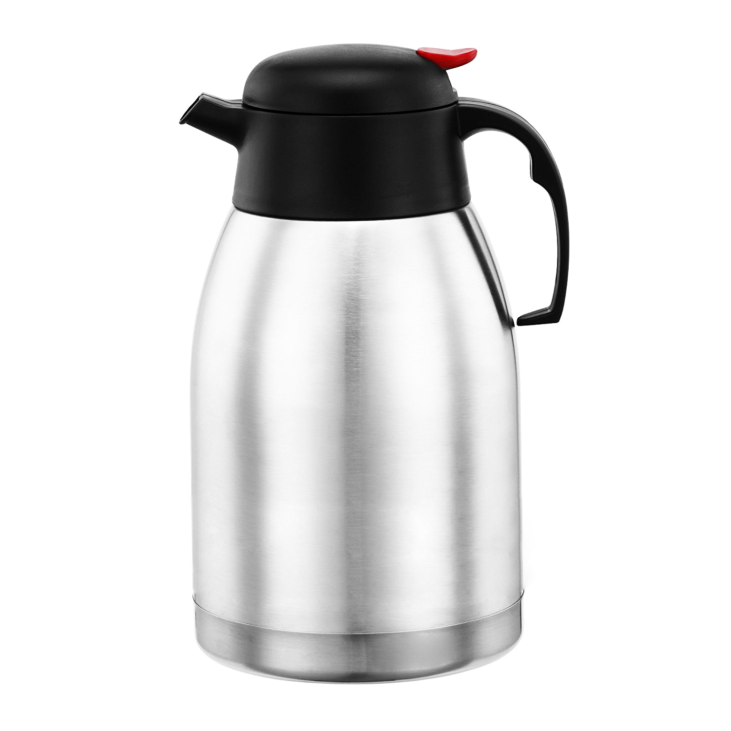 2L Stainless Steel Airpot Insulated Vacuum Thermal Flask Jug - £12.99 ...