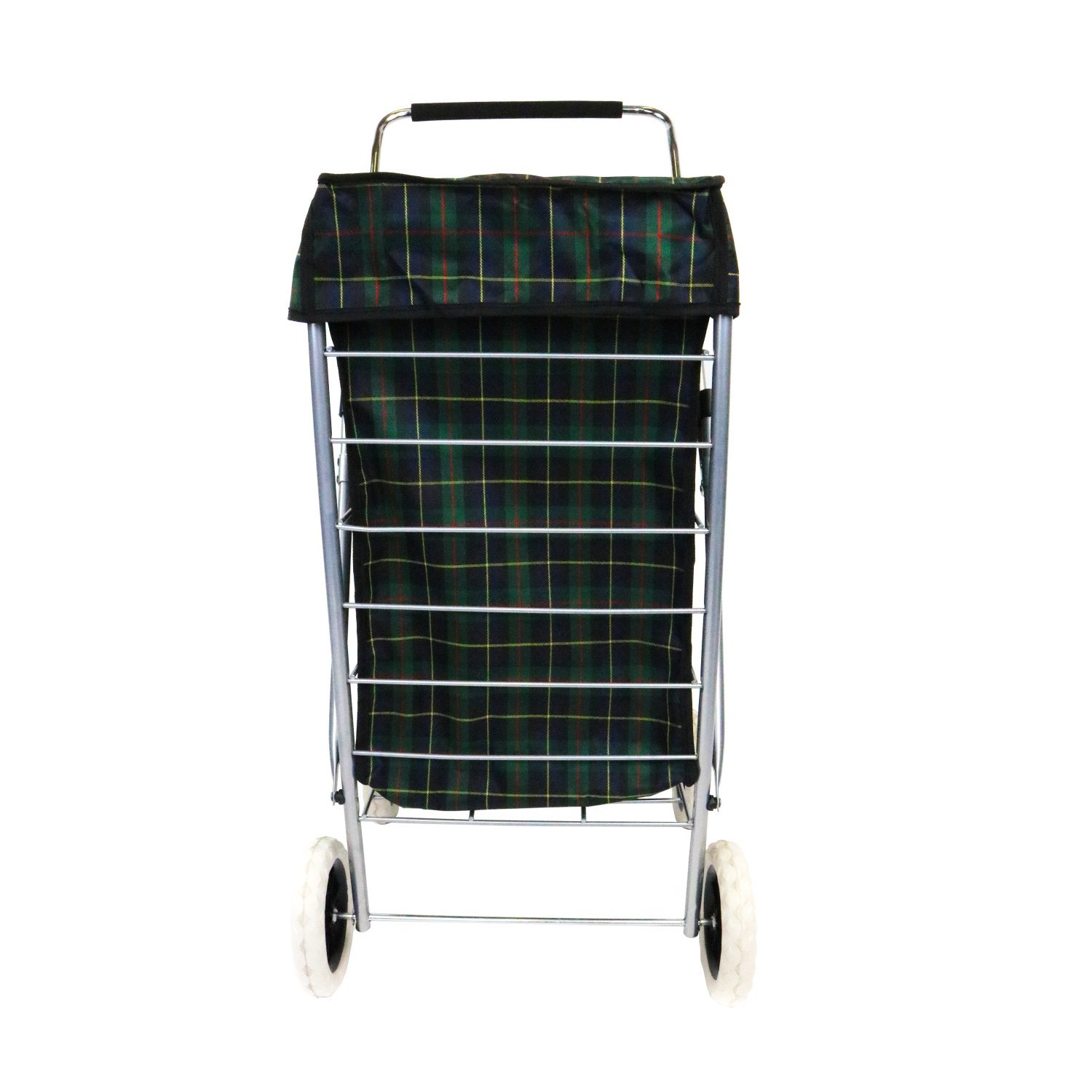 Yxsd 4 Wheel Folding Shopping Trolley Lightweight Mobility Cart Market Laundry 